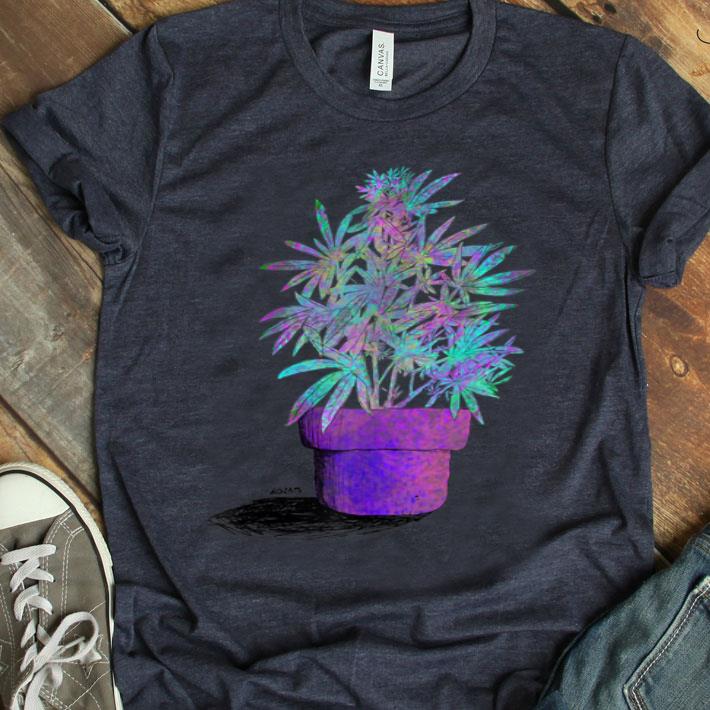 Marijuana T Cannabis Plant Weed Leaf Smoking Ganja Shirt