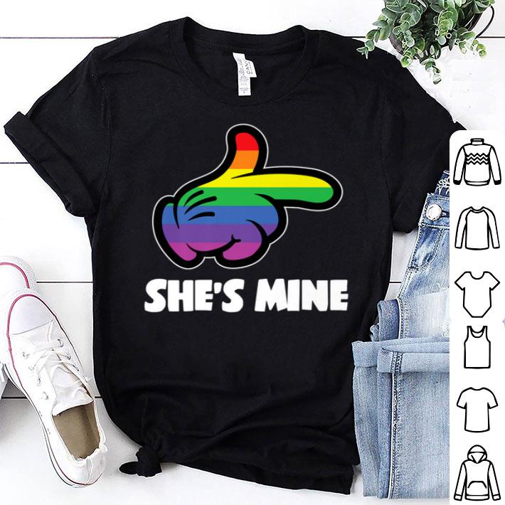 Lesbian Couple Im Hers Shes Mine LGBT Matchings Shirt