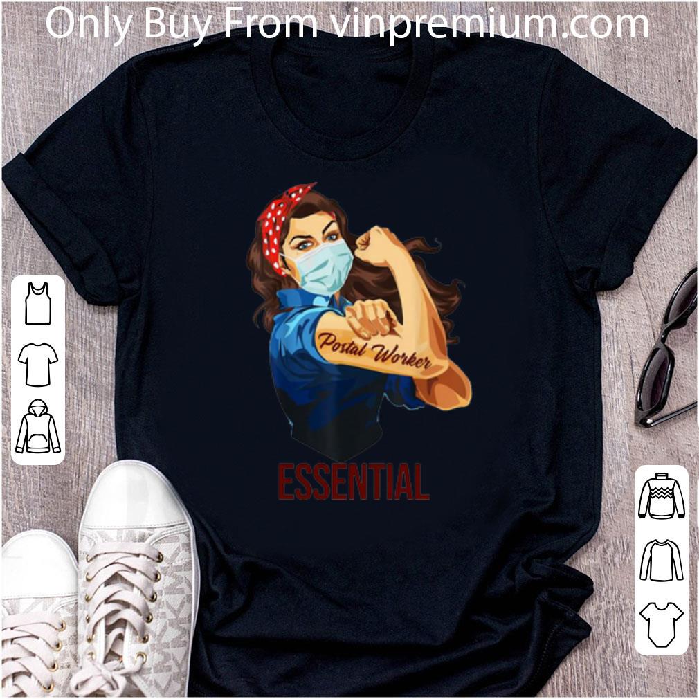 Top Strong Woman Tattoos Postal Worker Essential shirt 7