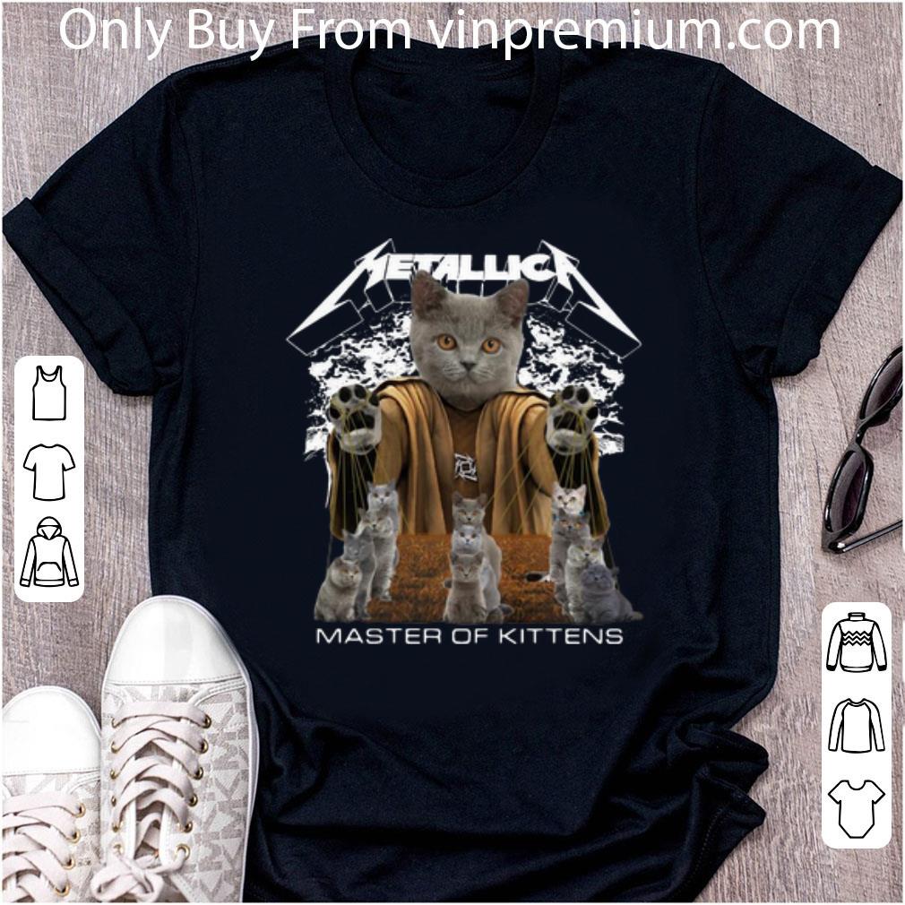 Pretty Metallica Scottish Fold Master Of Kittens Cat Lovers shirt 7