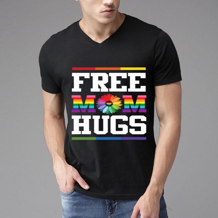 Free Mom Hugs Pride LGBT Gift Shirt