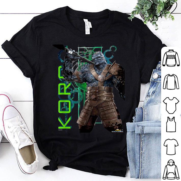 Thor Ragnarok Korg Green Symbols Graphic Shirt