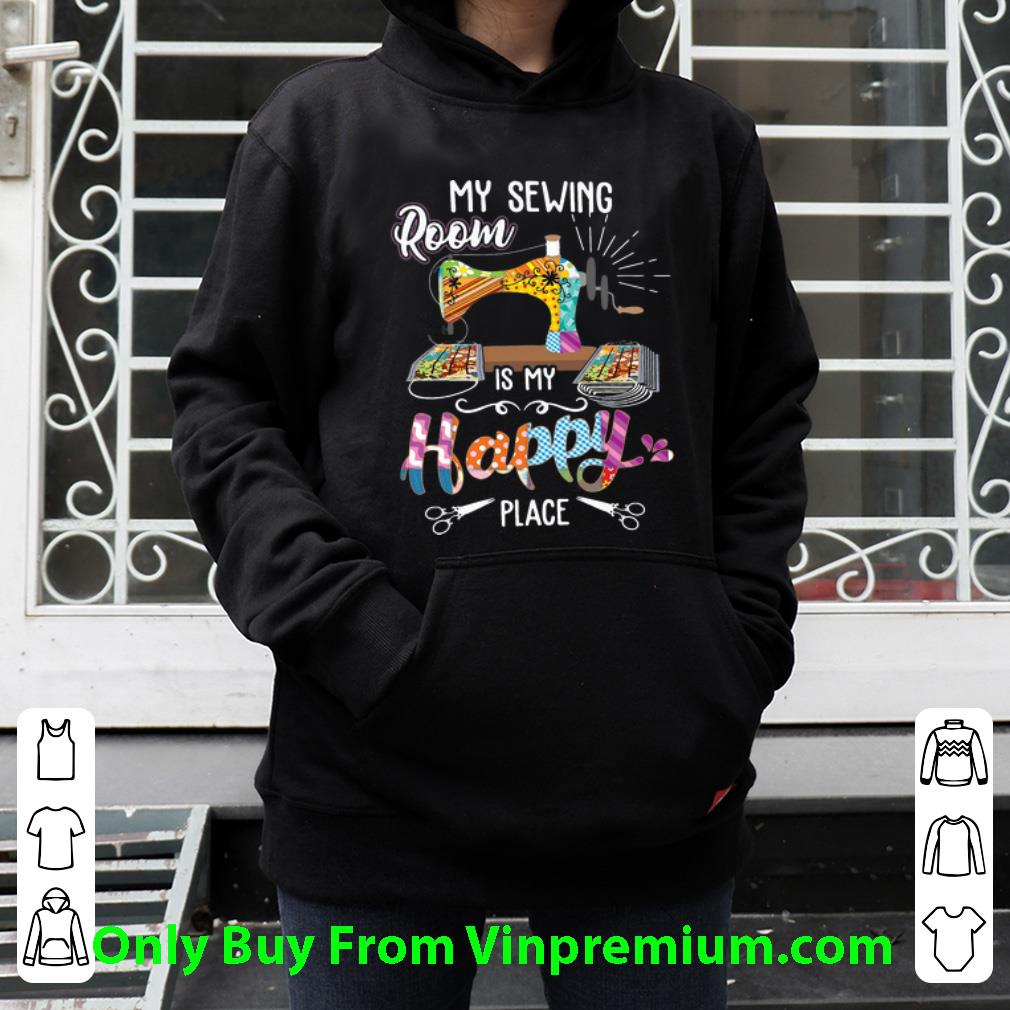 Official My Sewing Room Is My Happy Place Covid-19 shirt