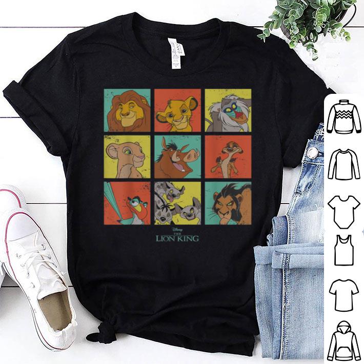 The Lion King Characters 90s Grid Shirt
