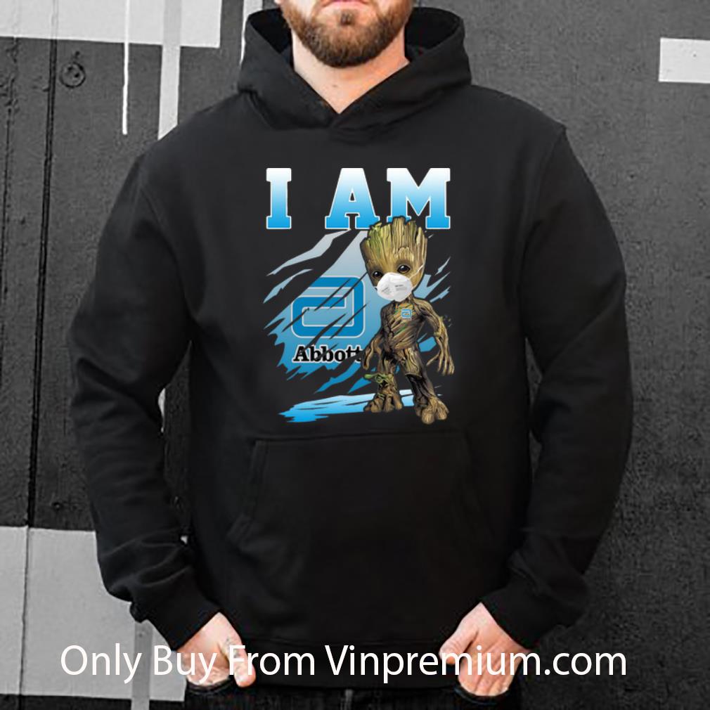 Top I Am Abbott Baby Groot Face Mask shirt