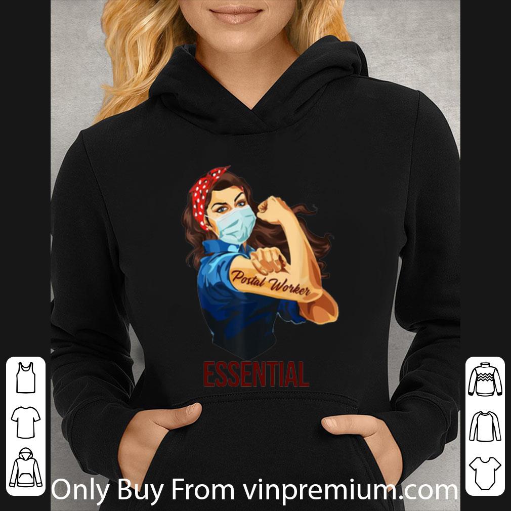Top Strong Woman Tattoos Postal Worker Essential shirt