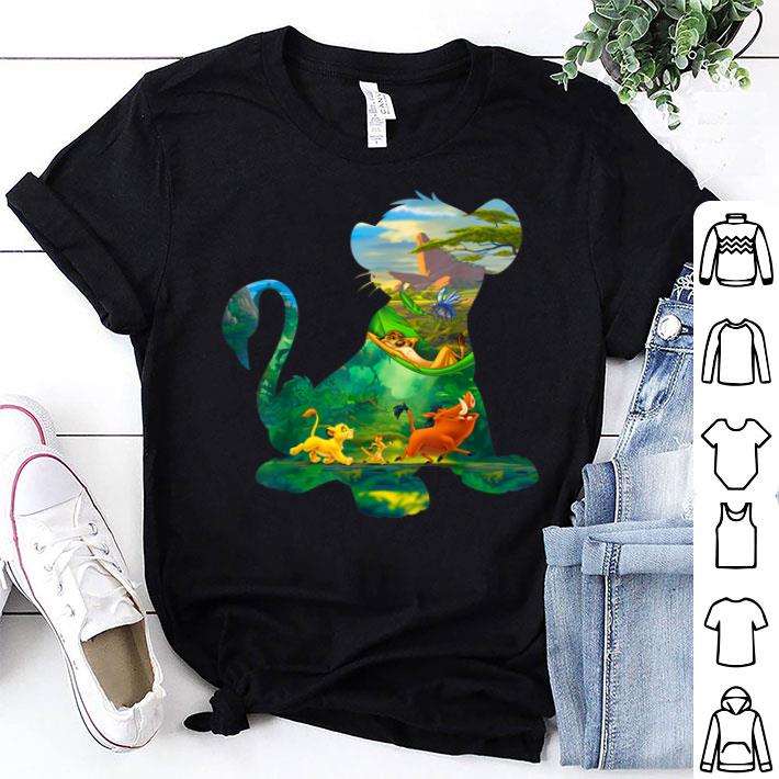Lion King Simba Silhouette Graphic Shirt