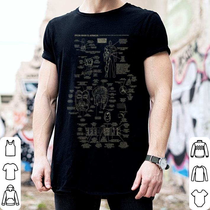 Iron Man Stark Industries Armor Details Shirt