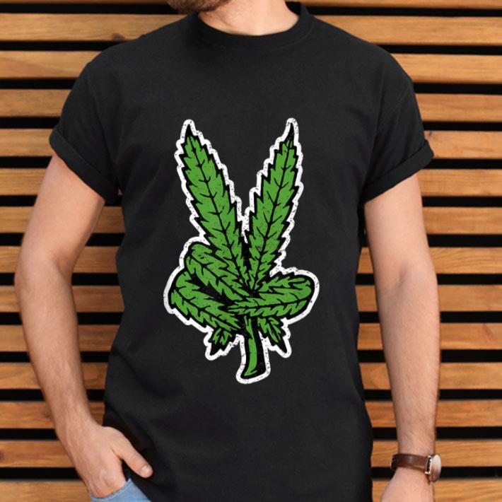 Weed For Stoner Marijuana Leaf Cannabis Shirt