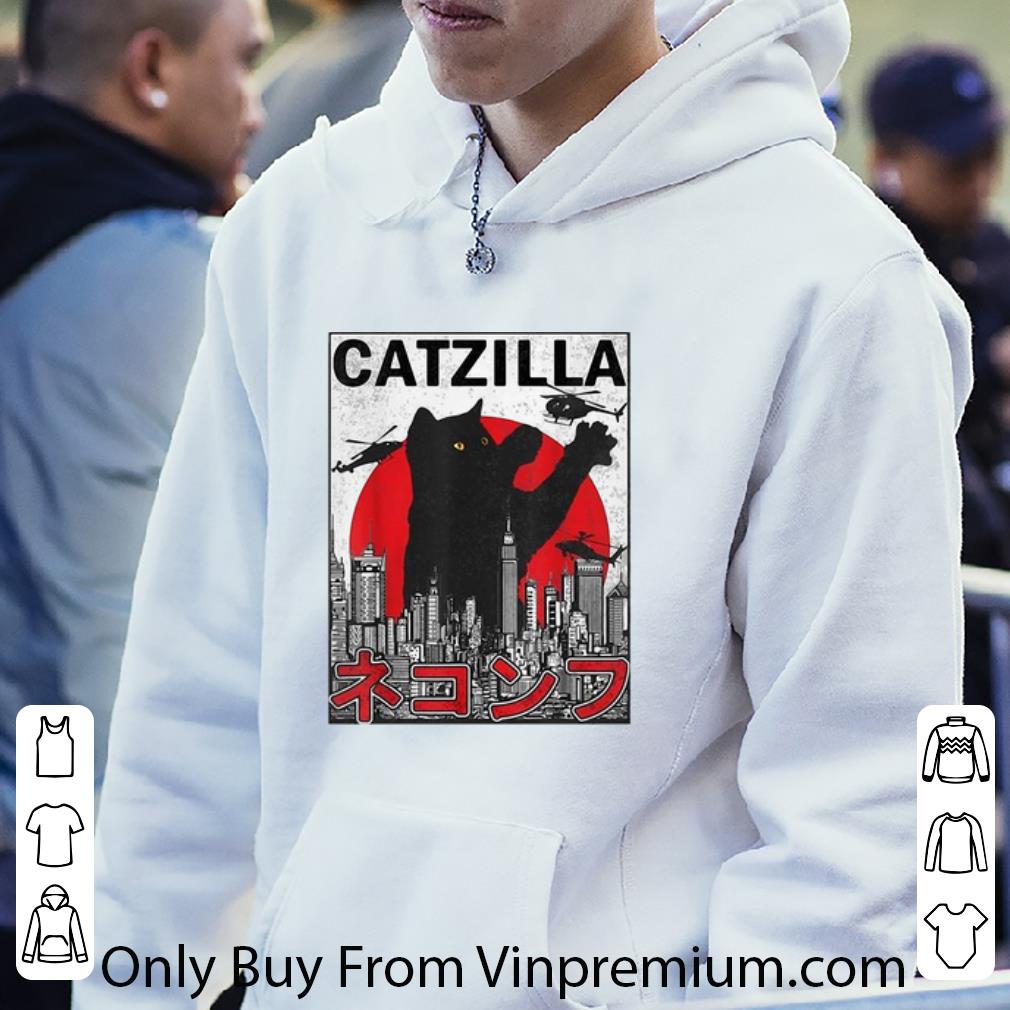 Original Catzilla Cat Godzilla Japanese shirt