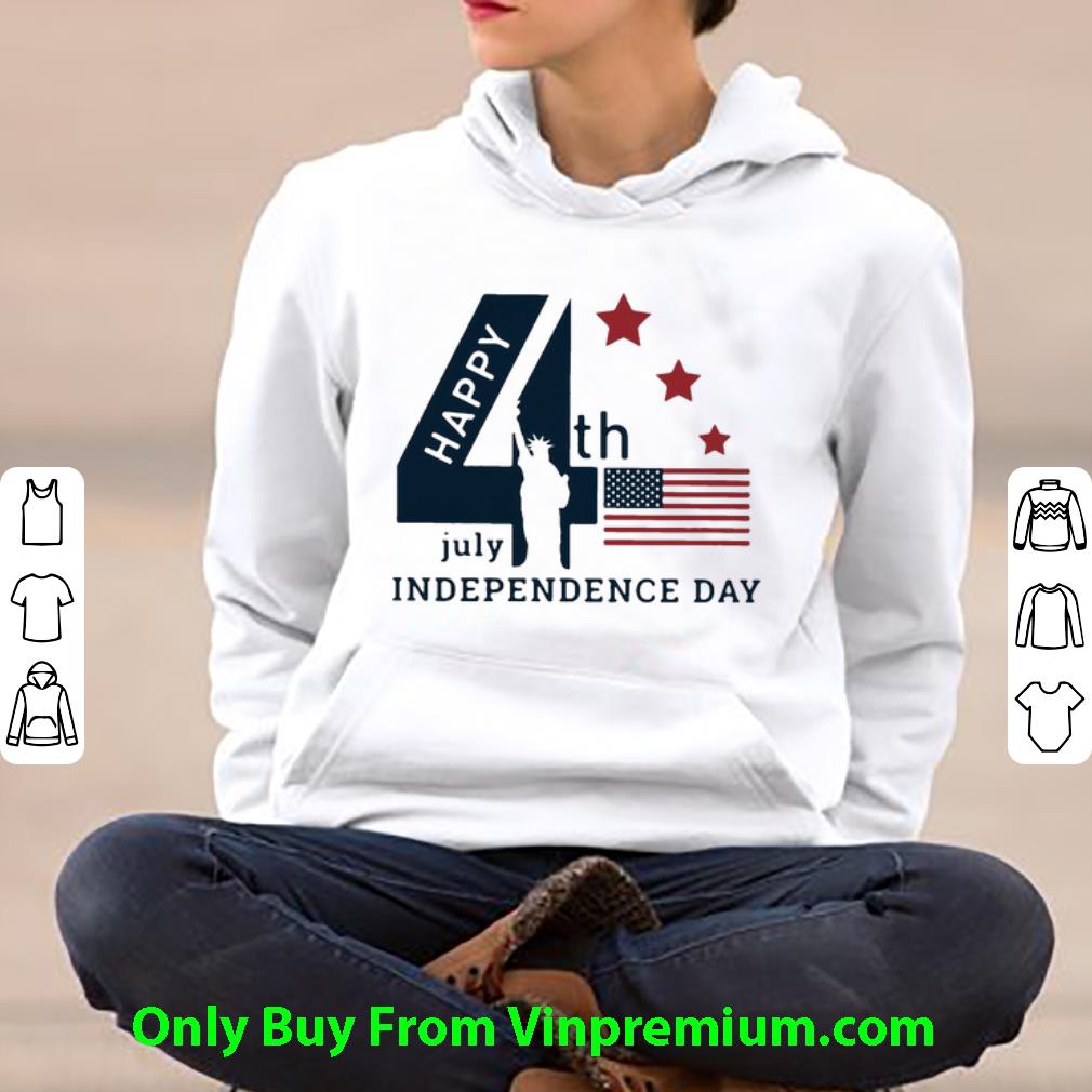 Premium Happy 4th July Independence Day Statue Of Liberty American Flag shirt