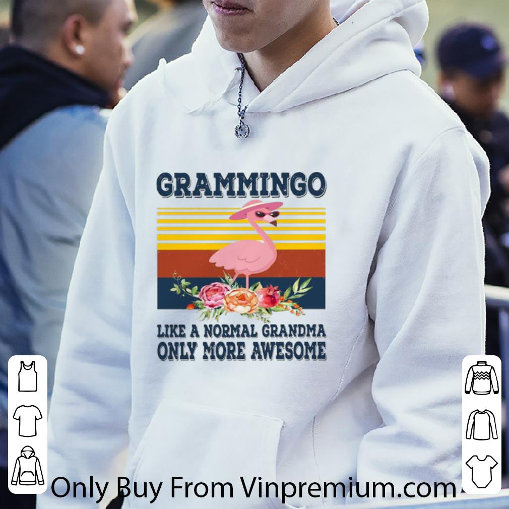 Pretty Vintage Grammingo Like A Normal Grandma Only More Awesome shirt