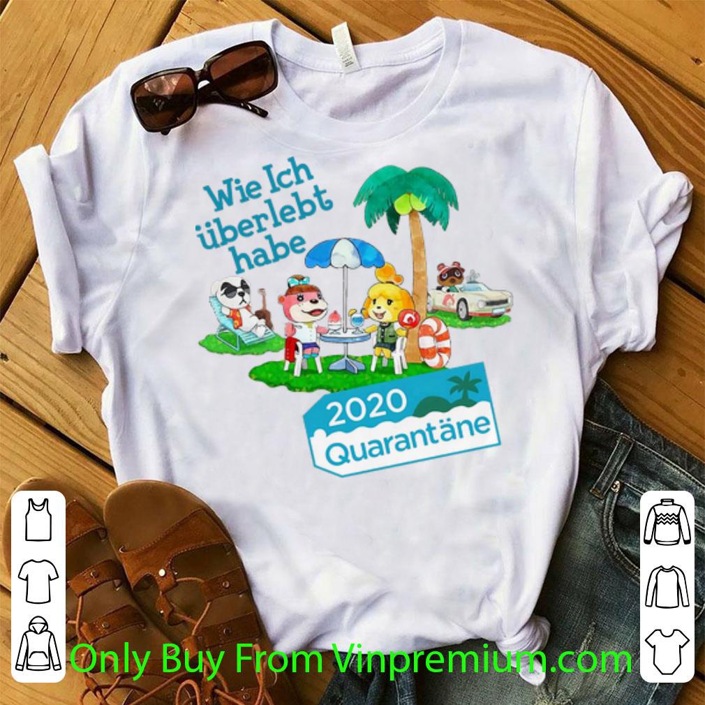 Awesome Wie Ich Uberlebt Habe Holiday 2020 Quarantine shirt 7