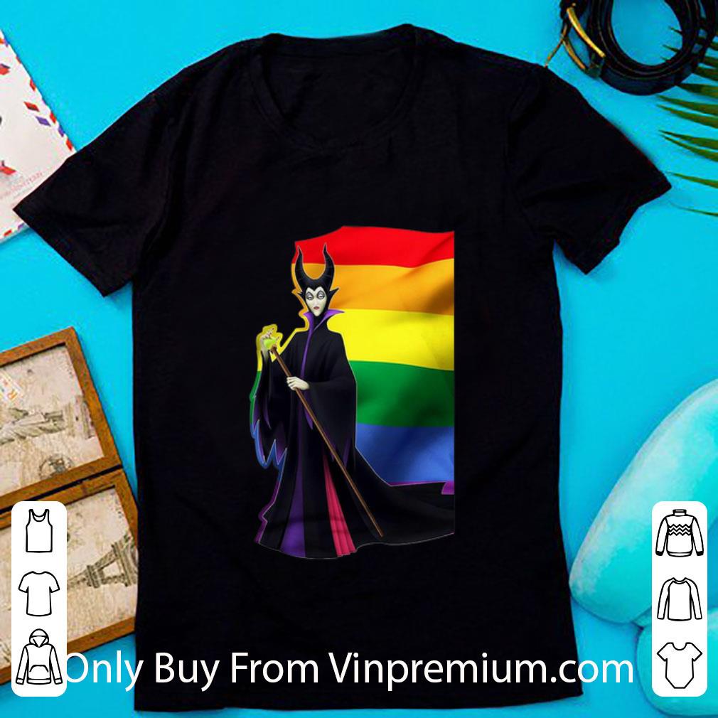 Awesome Maleficent LGBT Flag shirt 7