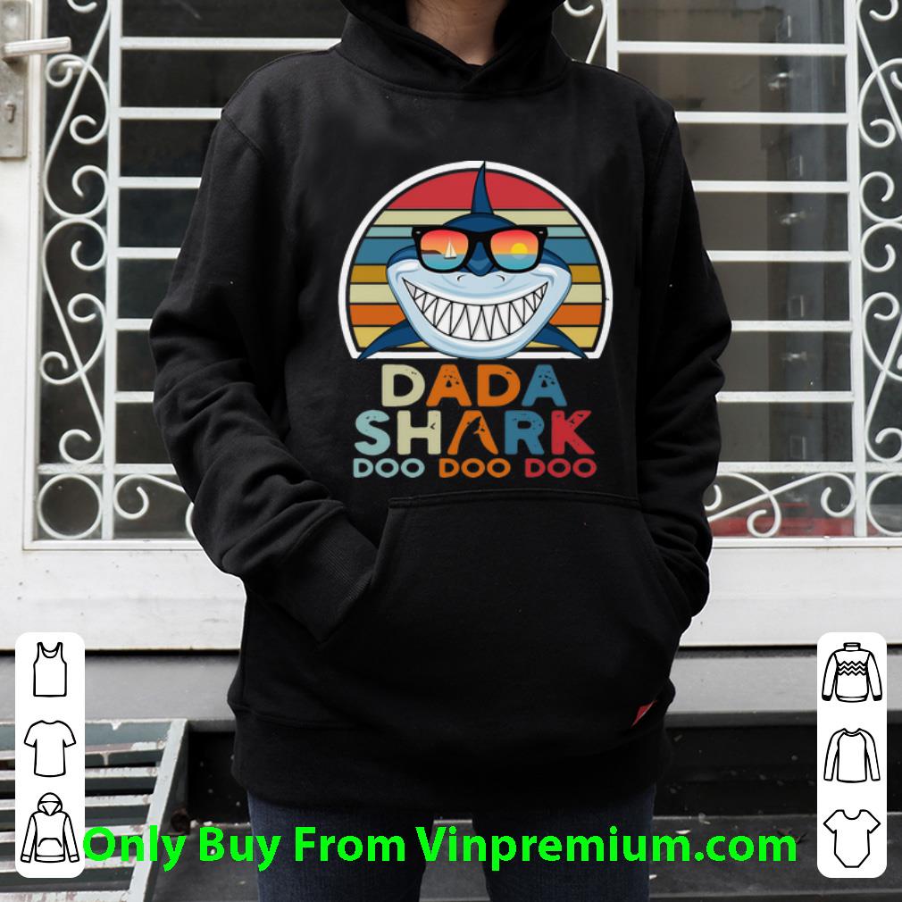 Official Vintage Dada Shark Doo Doo Doo Happy Father's Day shirt