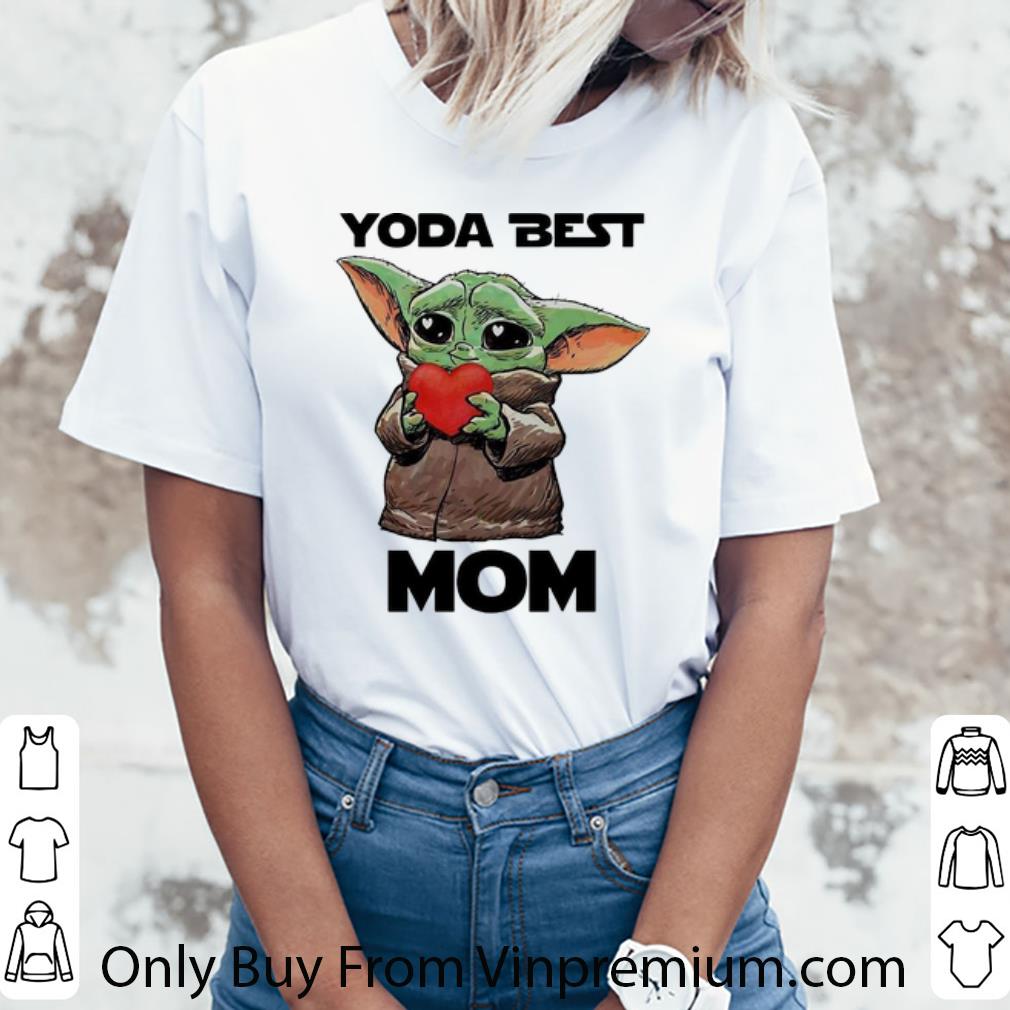 Nice Star Wars Baby Yoda Heart Best Mom shirt Nice Star Wars Baby Yoda Heart Best Mom shirt 3
