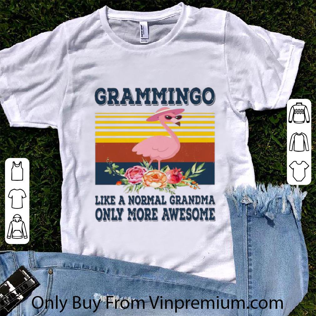 Pretty Vintage Grammingo Like A Normal Grandma Only More Awesome shirt 6