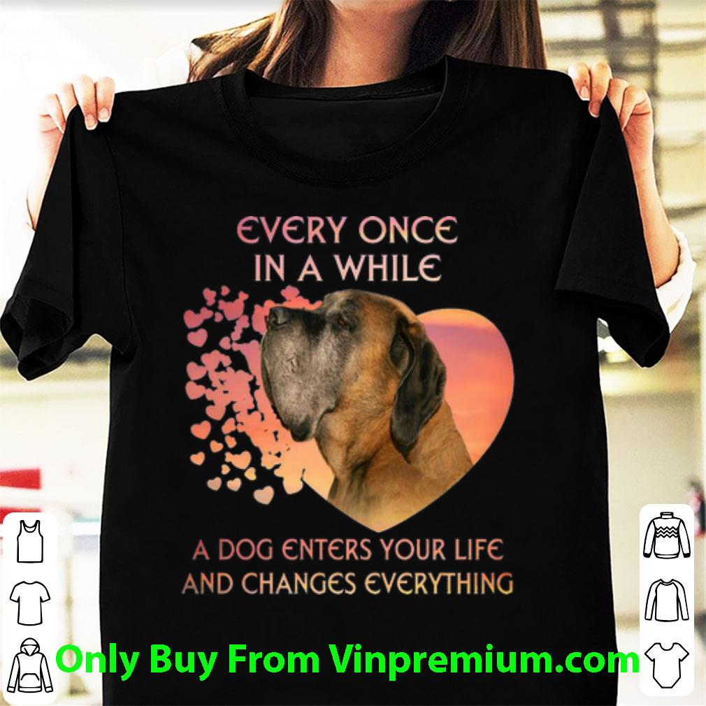 Official English Mastiff A Dog Enters You Life And Changes Every Thing shirt 6