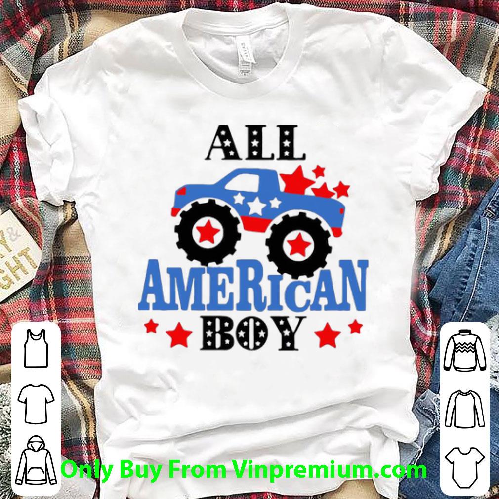 Top Truck All American Boy American Flag Independence Day shirt 7