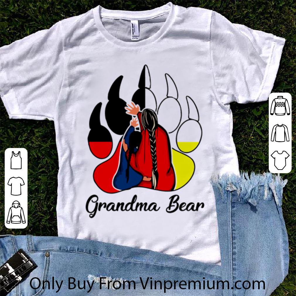 Awesome Native Americans Bear paw Grandma Bear shirt 6