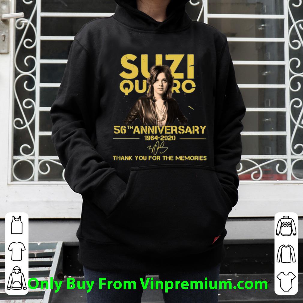 Great Suzi Quatro 56th Anniversary Thank You For The Memories Signature shirt