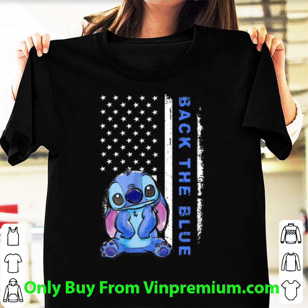 Top Stitch Back The Blue American Flag shirt 7