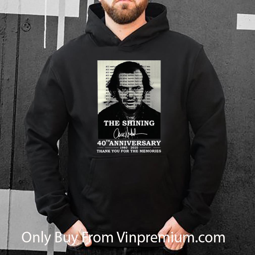 Pretty Yoda The Shining 40th Anniversary Thank You For The Memories Signature shirt
