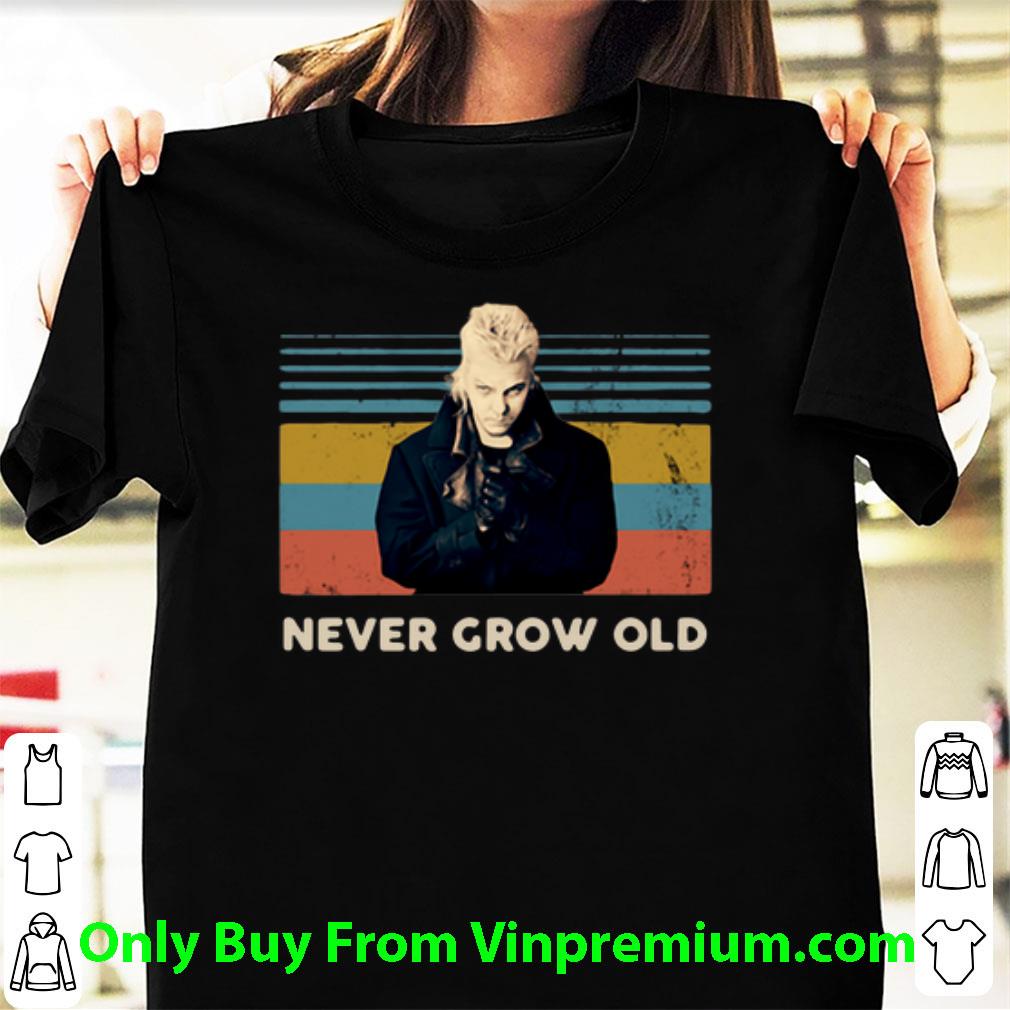 Pretty Vintage Never Grow Old David The Lost Boy shirt 6