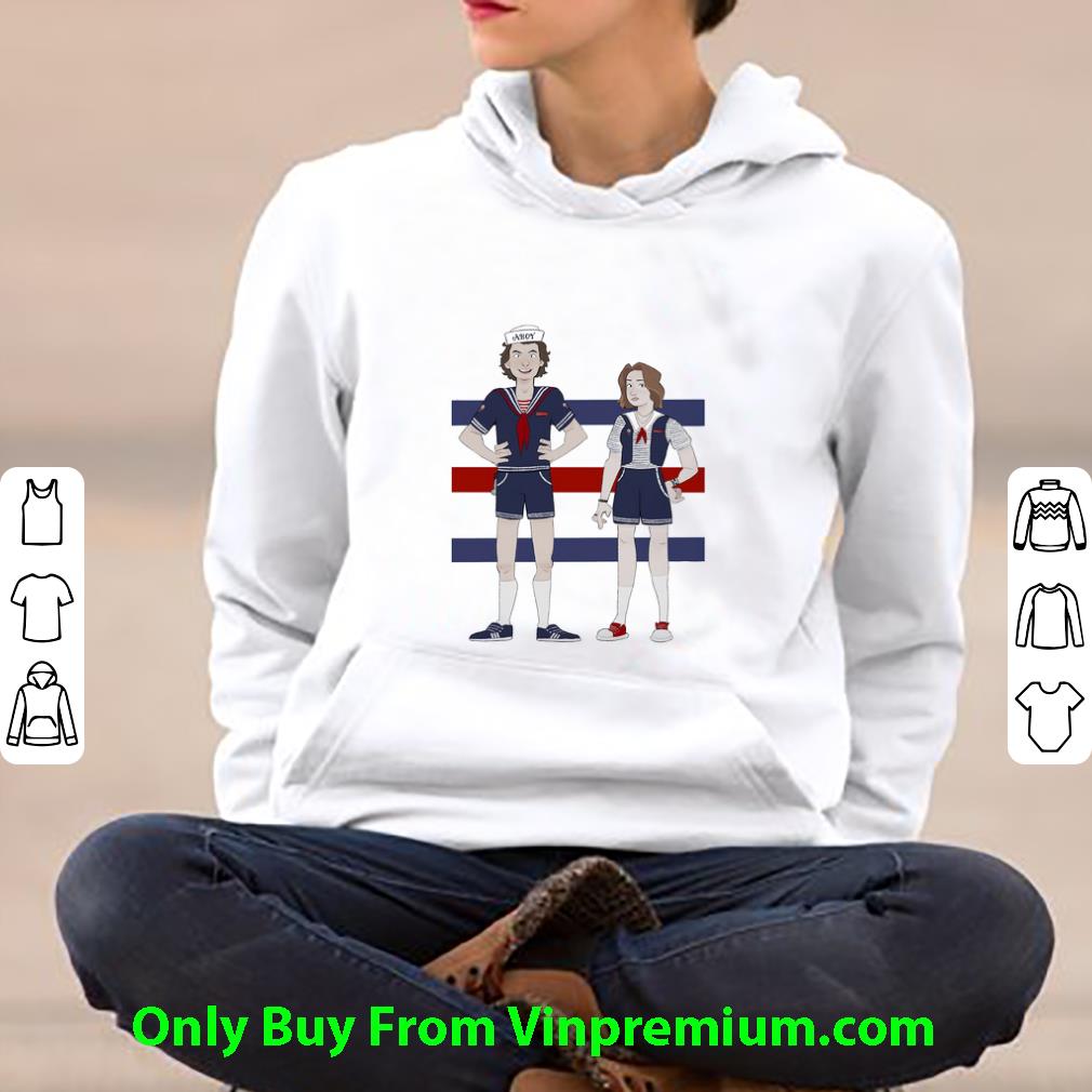 Pretty Ahoy Steve Harrington And Robin Buckley Cartoon shirt