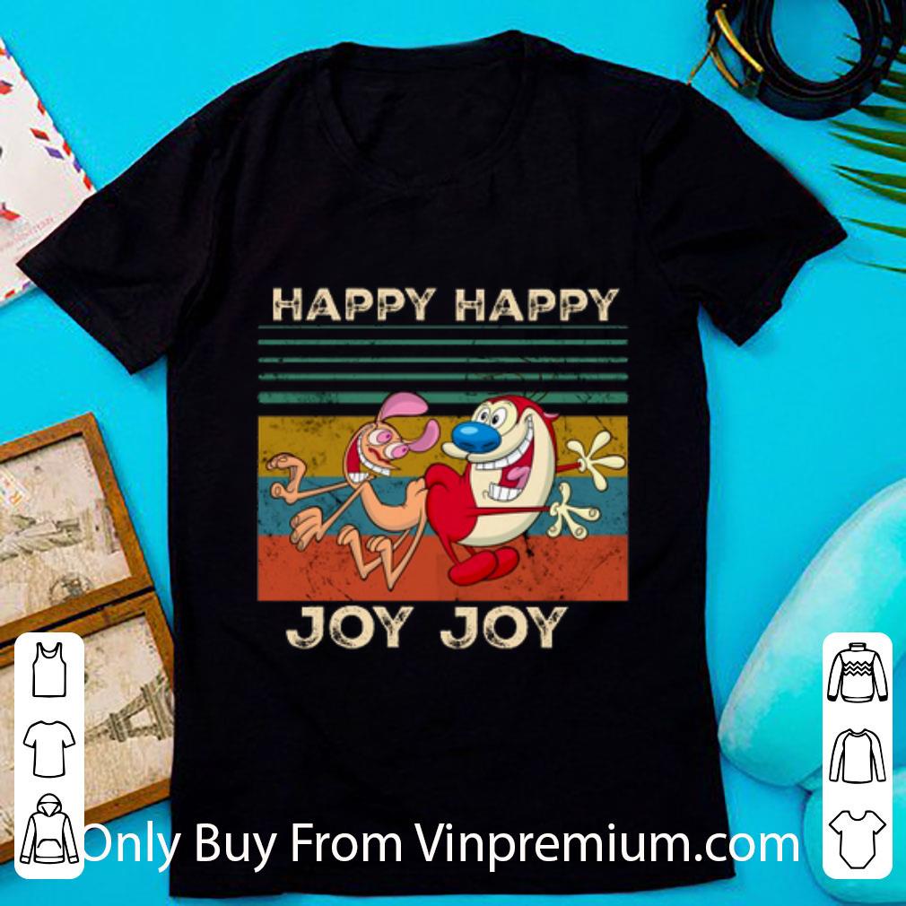 Official Vintage Happy Happy Joy Joy The Ren & Stimpy Show shirt 6