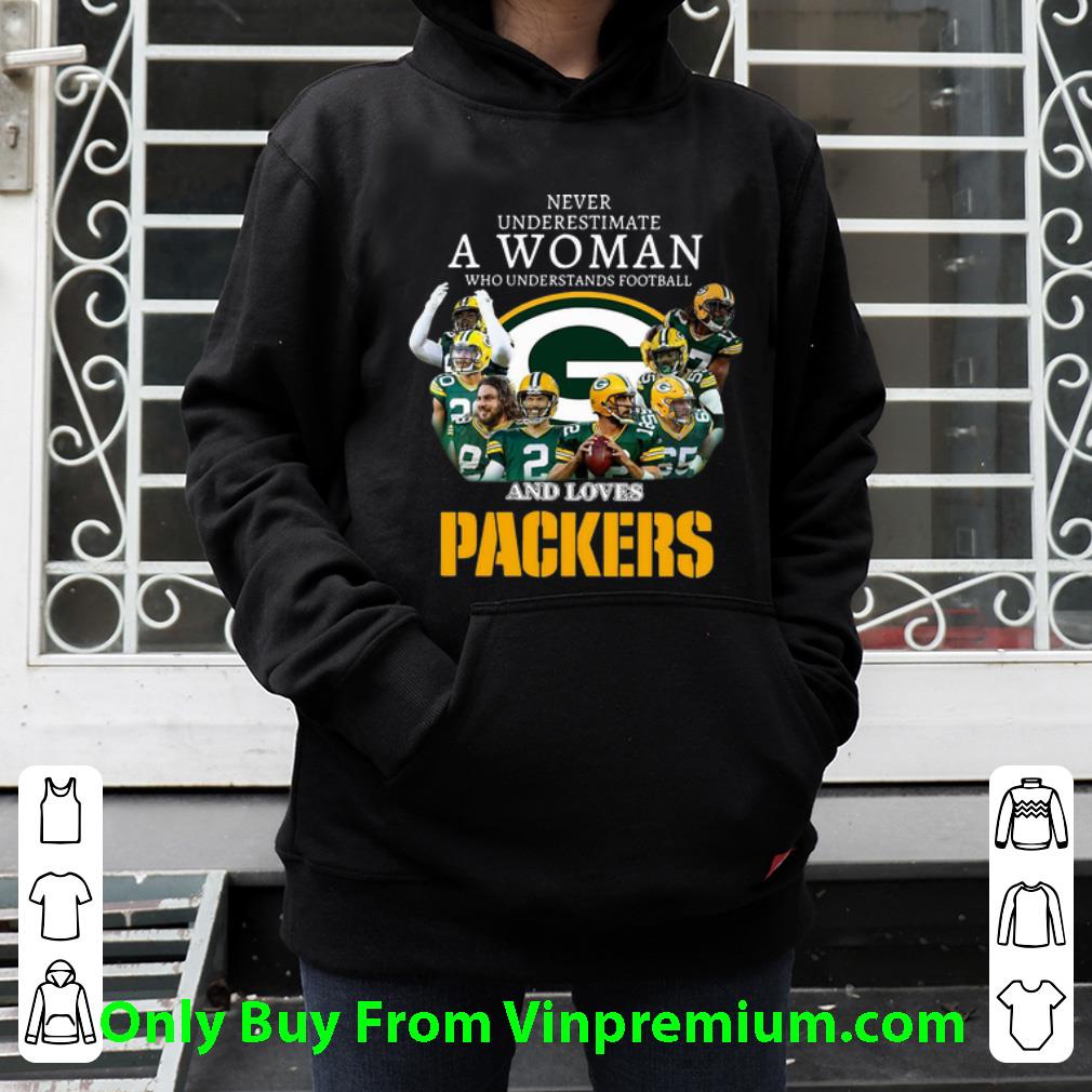 Official Never Underestimate A Woman Who Understands Baseball And Loves Packers shirt