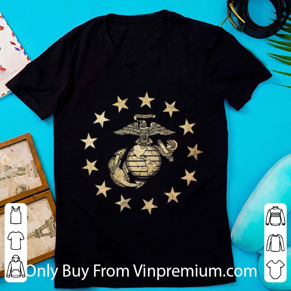 Official Us Marine Betsy Ross Flag shirt 7