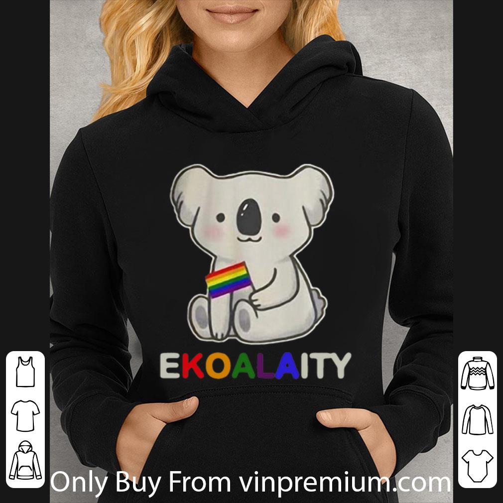 Premium LGBT Koala Pride Flag Ekoalaity shirt