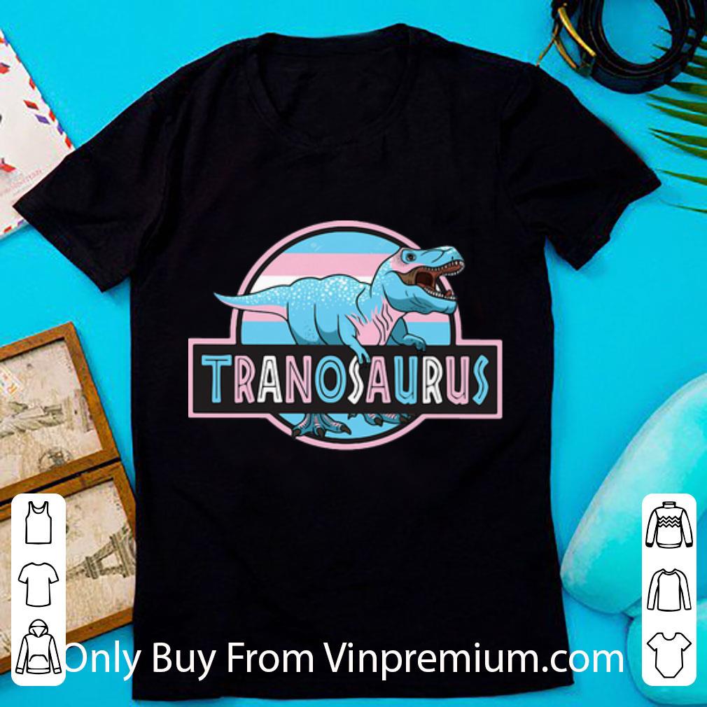 Hot LGBT Tranosaurus Transgender Flag Tyrannosaurus shirt 7