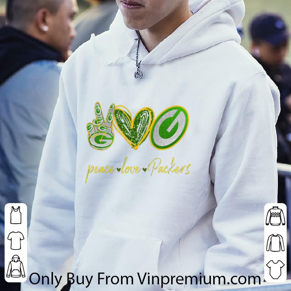 Pretty Peace Love Packers Green Bay Packers shirt