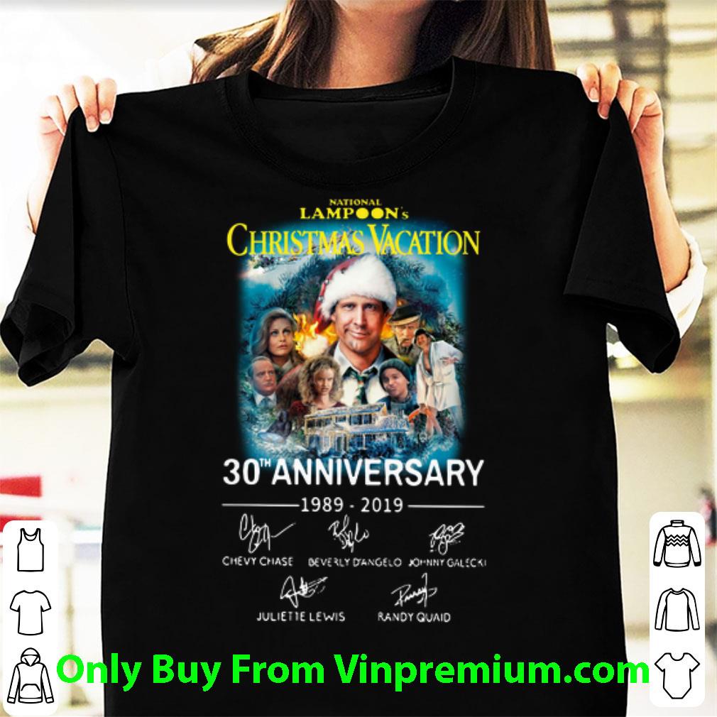 Hot National Lampoon's Christmas Vacation 30th Anniversary Signatures shirt 6