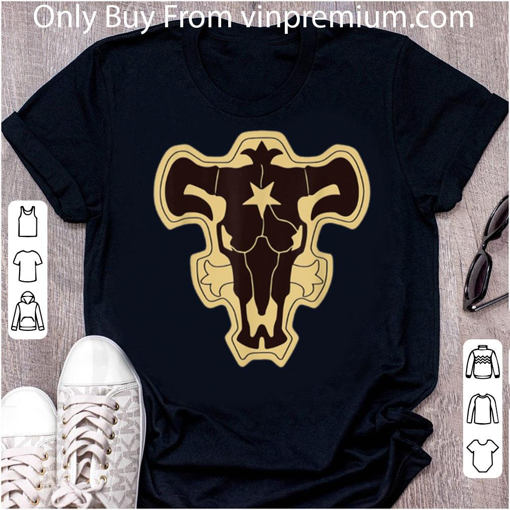 Nice Black Clover Asta Black Bull Logo shirt 6