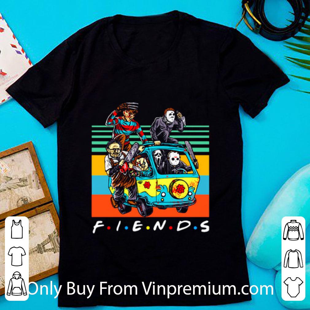 Hot Friends Characters Horror Movies Vintage shirt 6