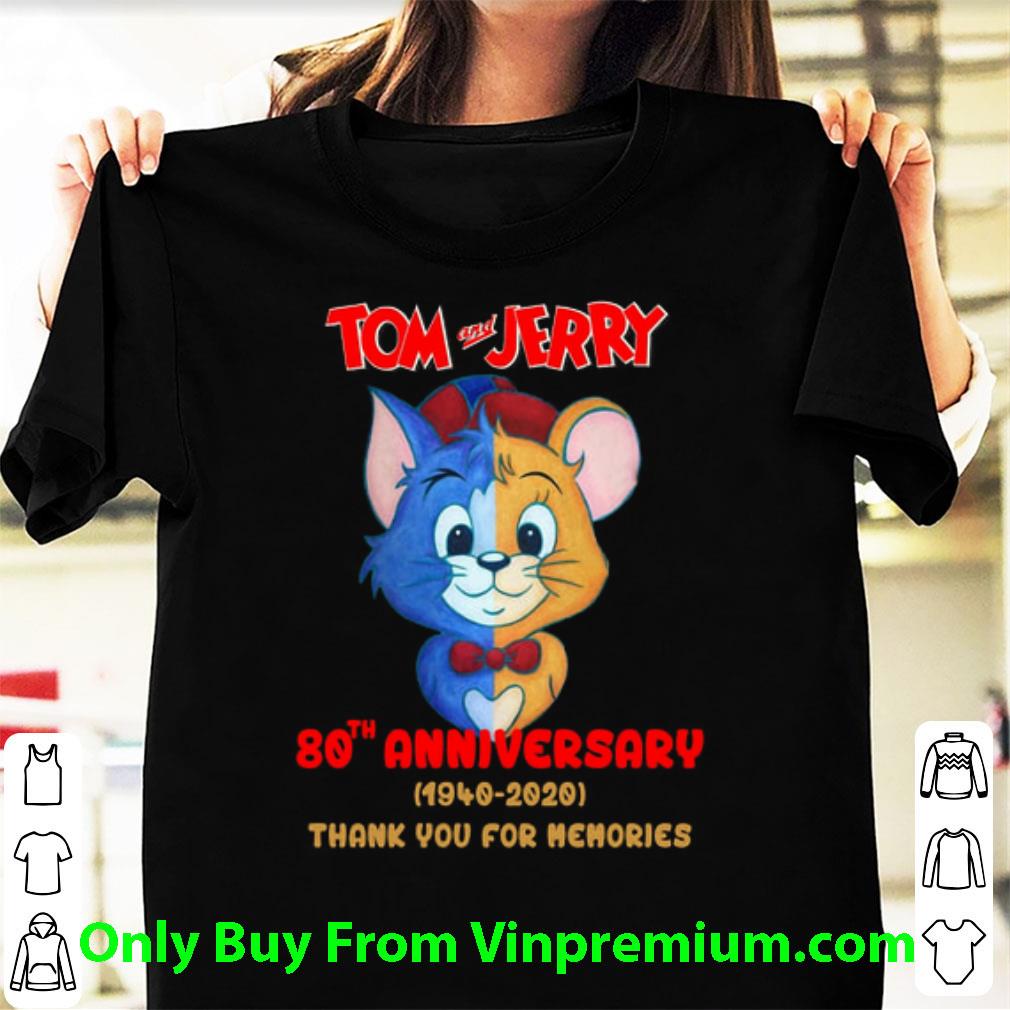 Pretty Tom And Jerry 80th Anniversary 1940-2020 shirt 6