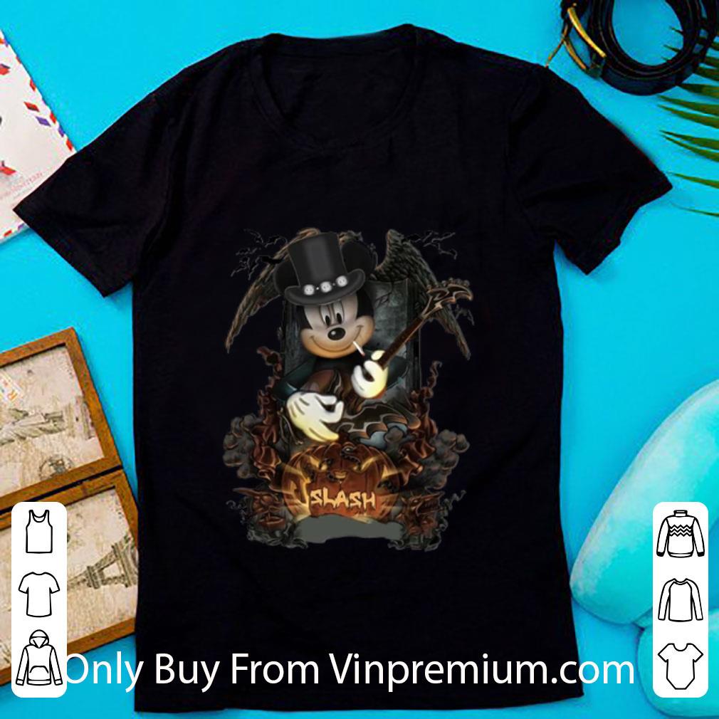Pretty Mickey Mouse Smoking Slash Pumpkin Halloween shirt 7