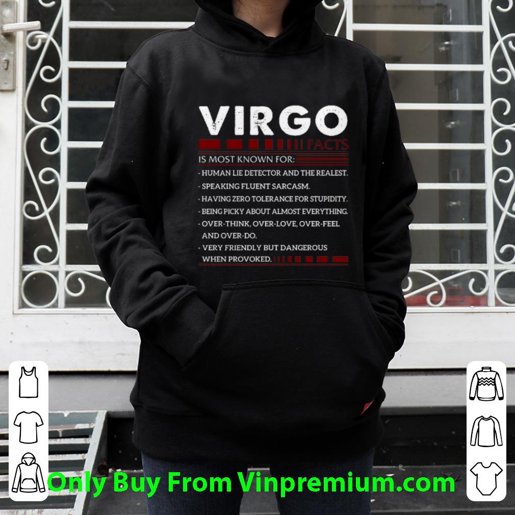 Original Virgo Facts Is Most Known For Human Lie Detector And The Realest shirt