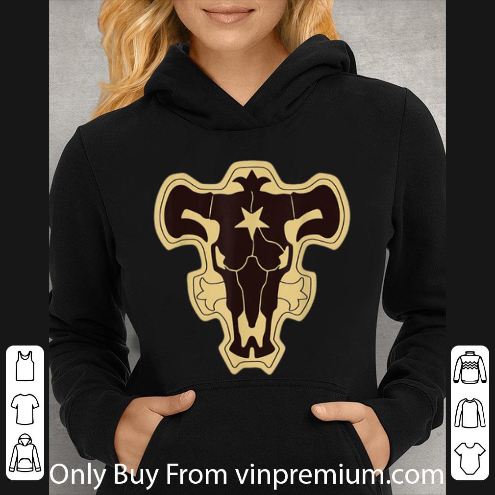 Nice Black Clover Asta Black Bull Logo shirt
