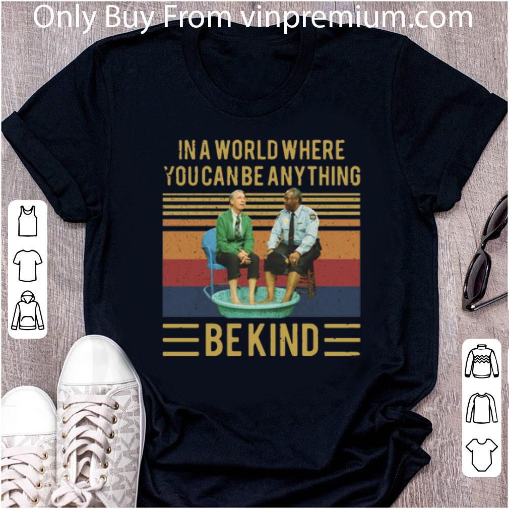 Awesome Vintage Mister Rogers Gay Police In A World Where You Can Be Anything Bekind shirt 7