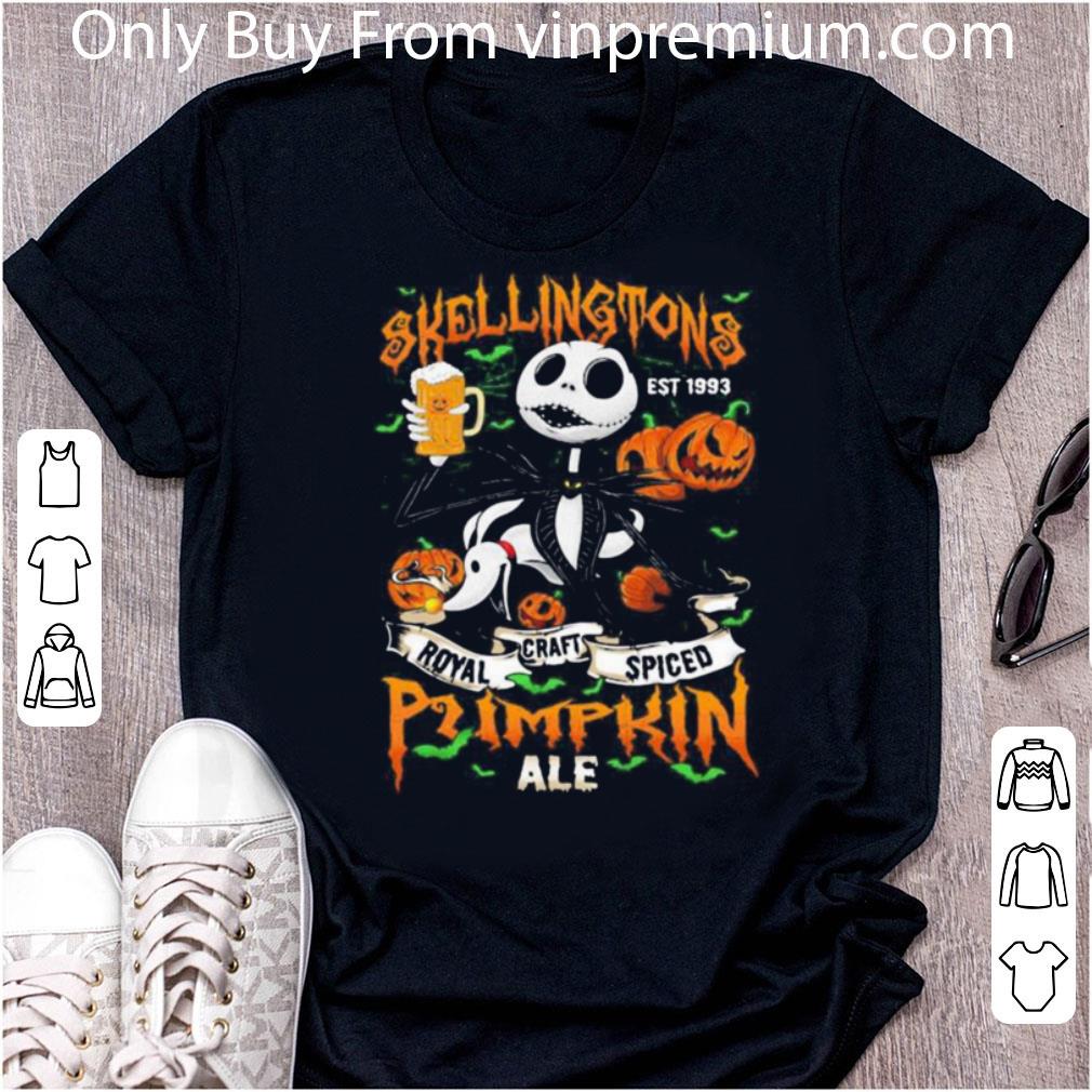 Hot Halloween Jack Skellington Est 1993 Royal Craft Spiced Pumpkin Ale shirt 7