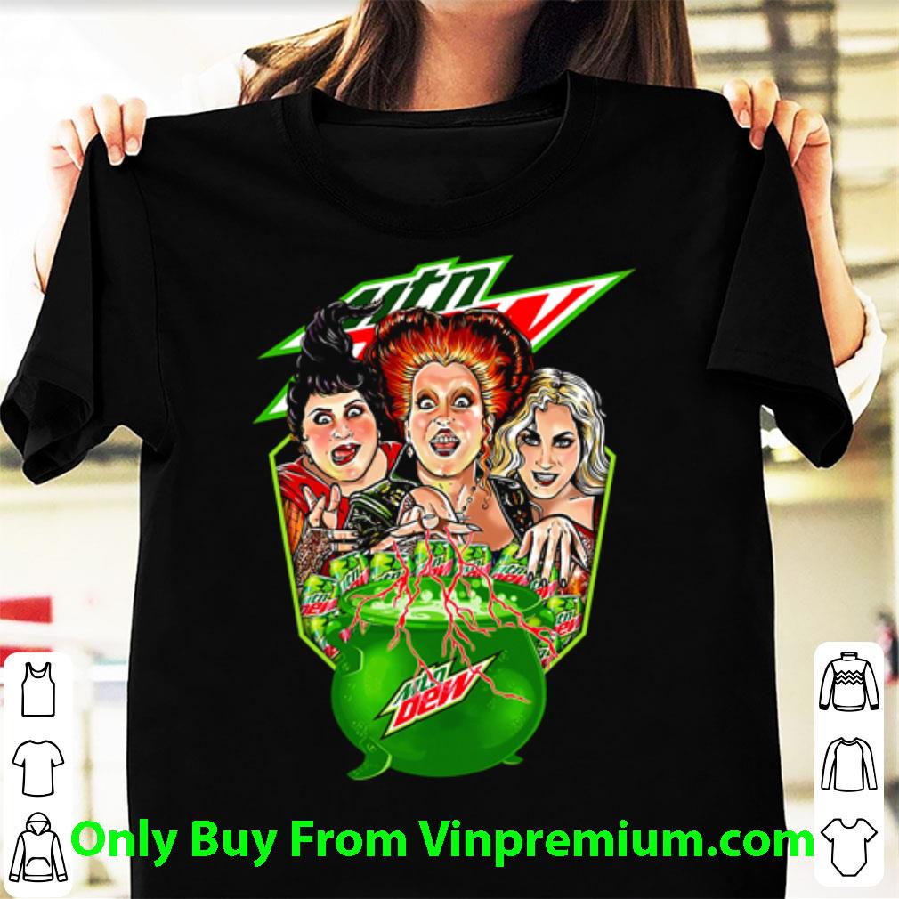 Premium Halloween Hocus Pocus Sister Sandersons Mountain Dew shirt 6