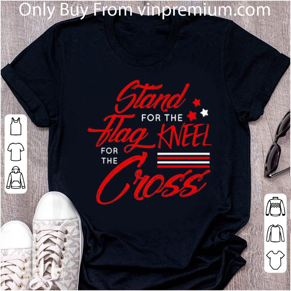 Pretty Stand for flag kneel for cross Veteran shirt 6