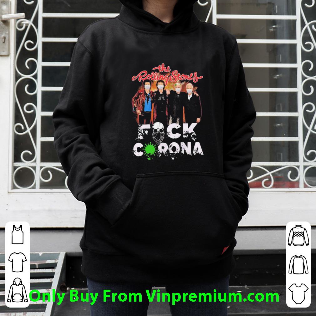 Nice The Rolling Stones Mask Fuck Coronavirus shirt