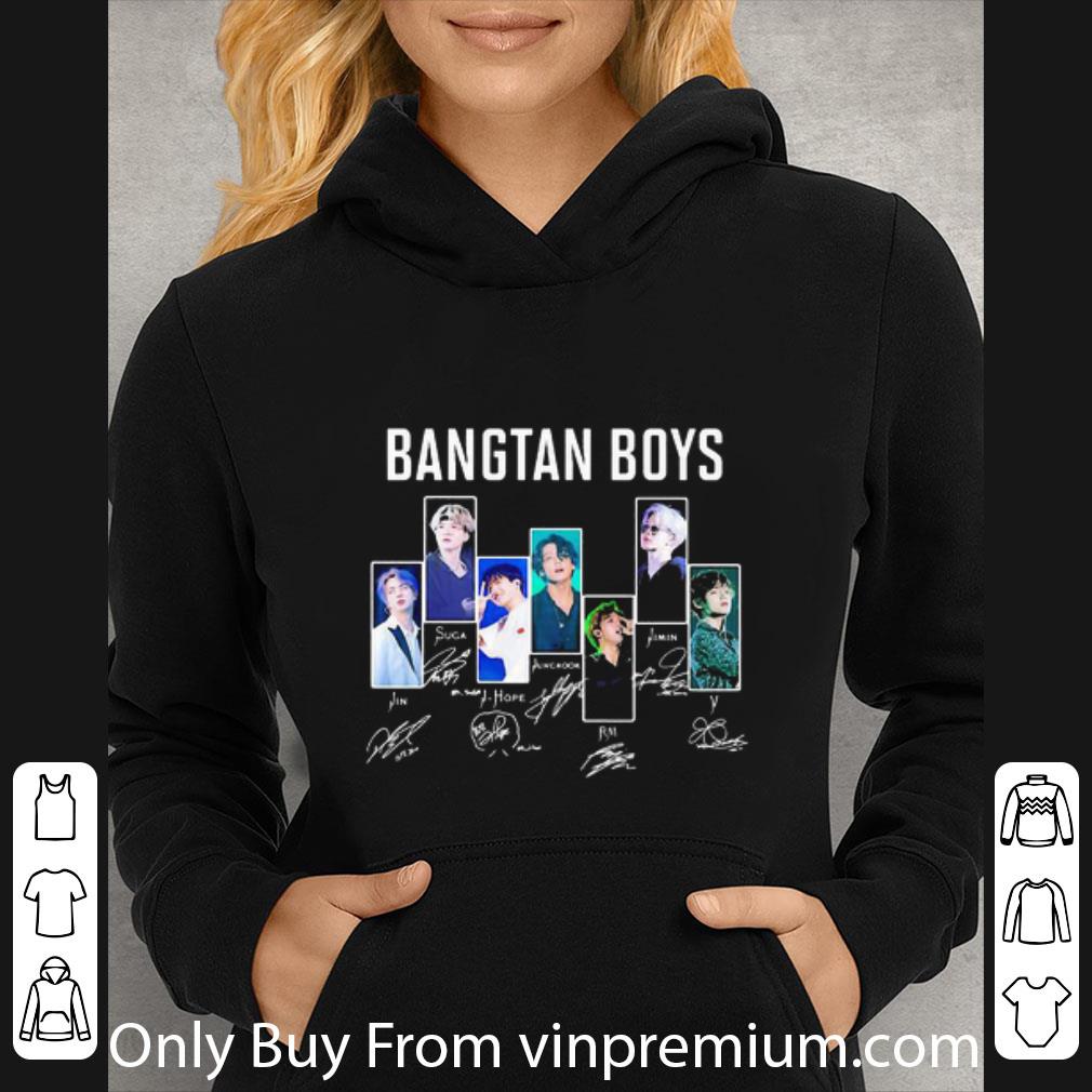 Official Bangtan Boys Band Bts Members Signatures shirt 7 Official Bangtan Boys Band Bts Members Signatures shirt