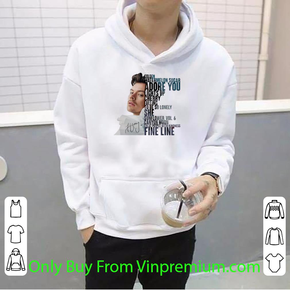 Awesome Harry Styles Signature Watermelon Sugar Lyrics shirt
