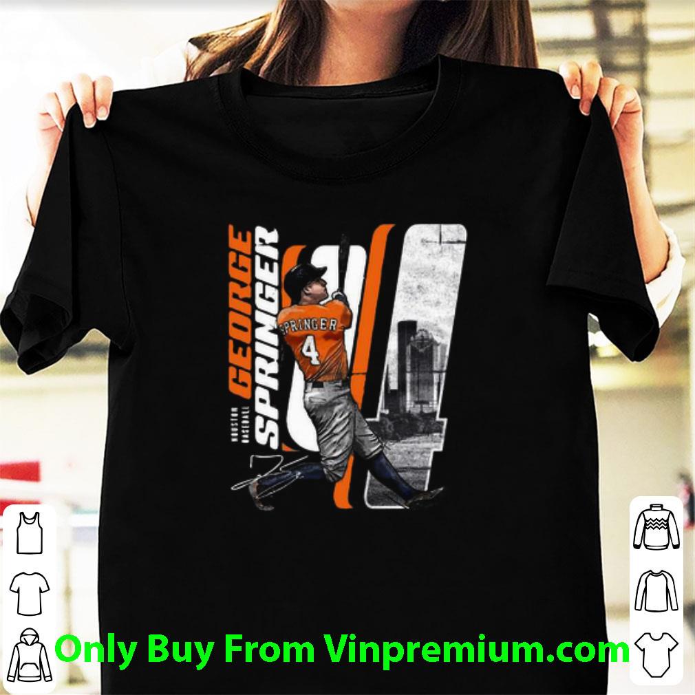 Premium George Springer Houston Basketball shirt 6